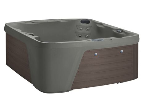 Freeflow Premier Series, Monterey Premier, Taupe Shell, Brown Cabinet, side view