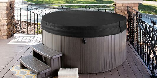 Freeflow Spas, Aptos Premier, Round Spa, 5-person, Premier, Cover