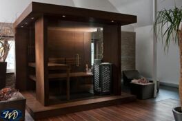 Barrel Sauna 4 Person outdoor